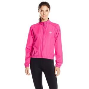 Canari Cyclewear Women’s Preppy Shell Jacket Windbreaker Bright Pink Large